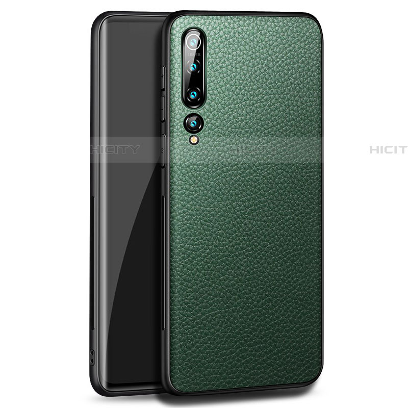 Handyhülle Hülle Luxus Leder Schutzhülle S08 für Xiaomi Mi 10 Grün