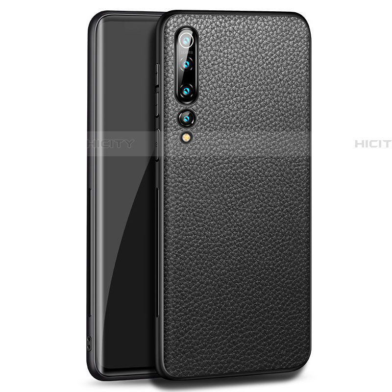 Handyhülle Hülle Luxus Leder Schutzhülle S08 für Xiaomi Mi 10 Schwarz