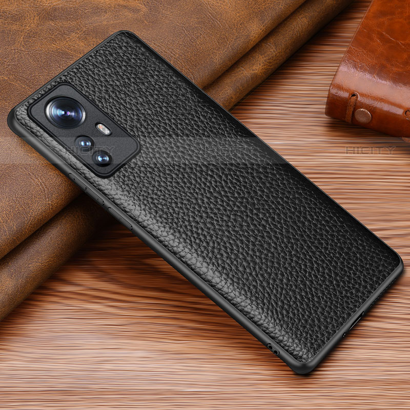 Handyhülle Hülle Luxus Leder Schutzhülle S08 für Xiaomi Mi 12 Pro 5G Schwarz