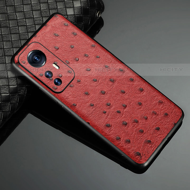 Handyhülle Hülle Luxus Leder Schutzhülle S09 für Xiaomi Mi 12 Pro 5G Rot