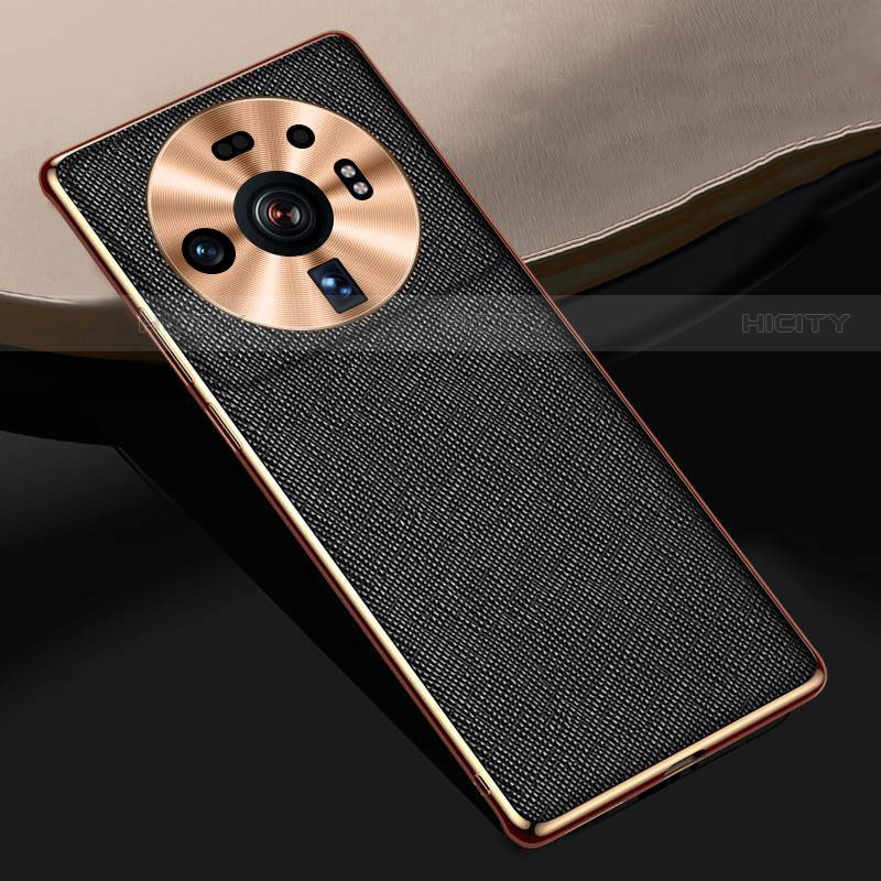 Handyhülle Hülle Luxus Leder Schutzhülle S09 für Xiaomi Mi 12 Ultra 5G Schwarz Plus