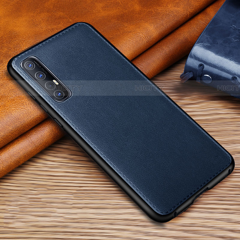 Handyhülle Hülle Luxus Leder Schutzhülle S10 für Oppo Find X2 Neo Blau Plus