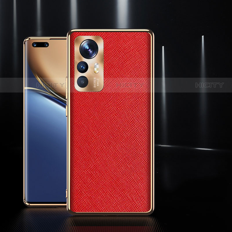 Handyhülle Hülle Luxus Leder Schutzhülle S10 für Xiaomi Mi 12 Pro 5G Rot