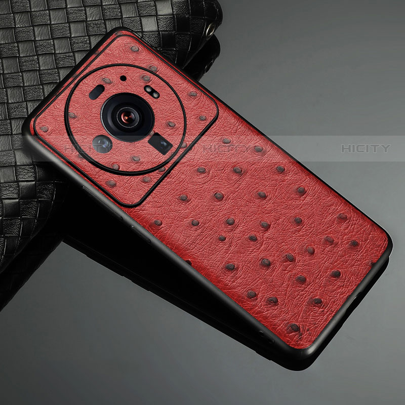 Handyhülle Hülle Luxus Leder Schutzhülle S11 für Xiaomi Mi 12 Ultra 5G Rot