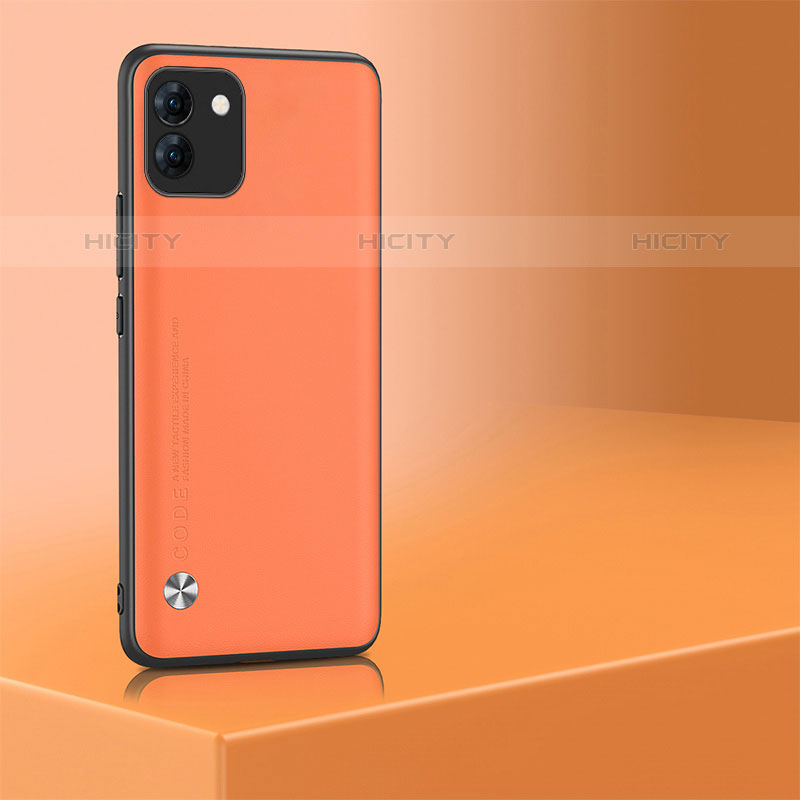 Handyhülle Hülle Luxus Leder Schutzhülle WZ1 für Samsung Galaxy A03 Orange