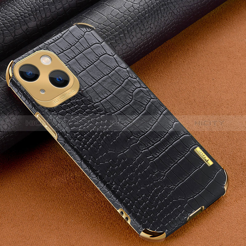 Handyhülle Hülle Luxus Leder Schutzhülle XD1 für Apple iPhone 13 Schwarz