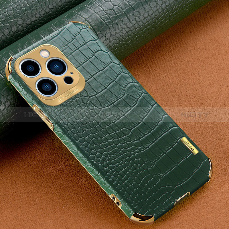 Handyhülle Hülle Luxus Leder Schutzhülle XD1 für Apple iPhone 15 Pro groß