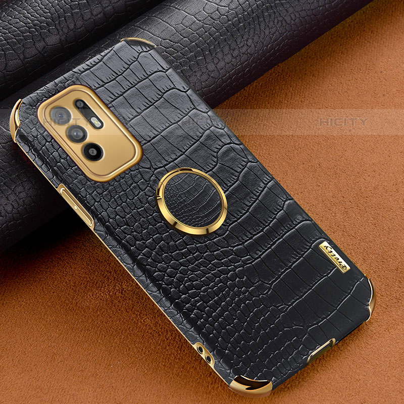 Handyhülle Hülle Luxus Leder Schutzhülle XD2 für Oppo F19 Pro+ Plus 5G Schwarz