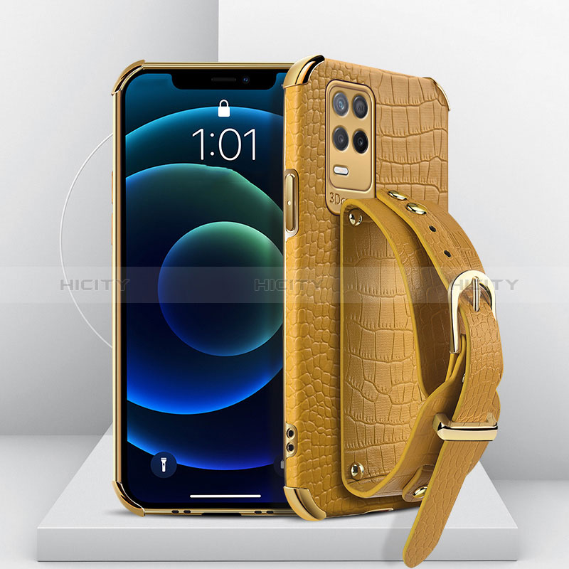 Handyhülle Hülle Luxus Leder Schutzhülle XD2 für Realme 8 Pro Gelb