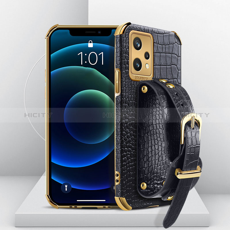 Handyhülle Hülle Luxus Leder Schutzhülle XD2 für Realme Narzo 50 Pro 5G Schwarz Plus