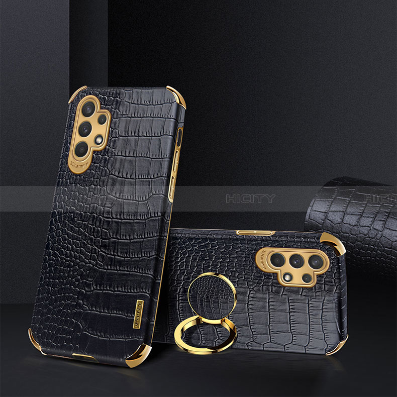 Handyhülle Hülle Luxus Leder Schutzhülle XD2 für Samsung Galaxy A32 5G Schwarz Plus