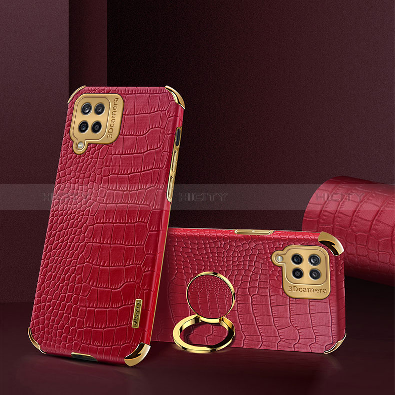 Handyhülle Hülle Luxus Leder Schutzhülle XD2 für Samsung Galaxy F12 Rot Plus