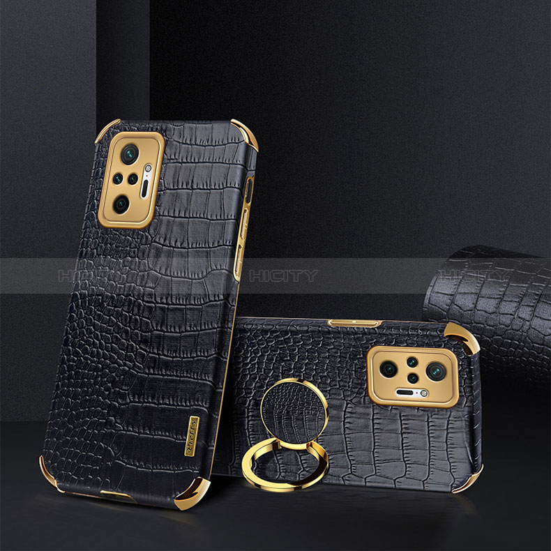 Handyhülle Hülle Luxus Leder Schutzhülle XD2 für Xiaomi Redmi Note 10 Pro 4G Schwarz Plus