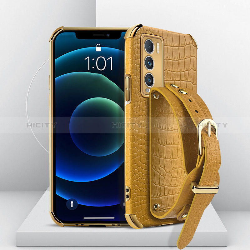 Handyhülle Hülle Luxus Leder Schutzhülle XD4 für Realme GT Master Explorer 5G Gelb