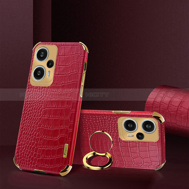 Handyhülle Hülle Luxus Leder Schutzhülle XD4 für Xiaomi Poco F5 5G Rot