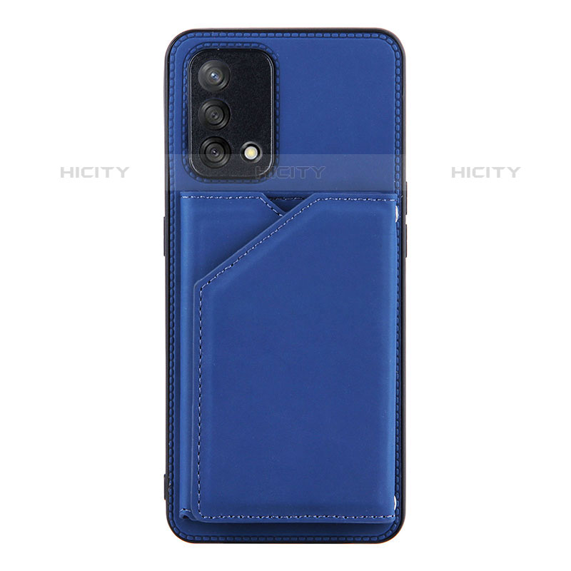 Handyhülle Hülle Luxus Leder Schutzhülle Y01B für Oppo A74 4G Blau