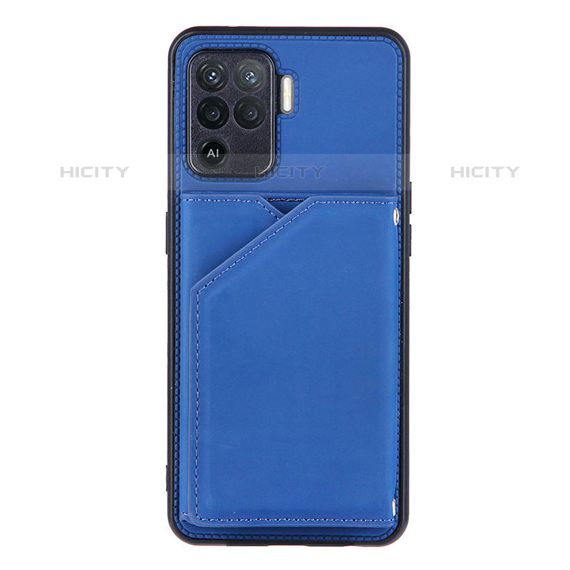 Handyhülle Hülle Luxus Leder Schutzhülle Y01B für Oppo A94 4G Blau Plus