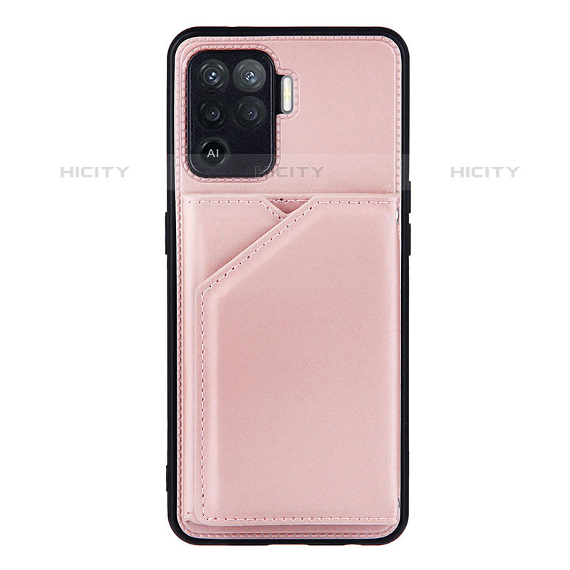 Handyhülle Hülle Luxus Leder Schutzhülle Y01B für Oppo A94 4G Rosegold