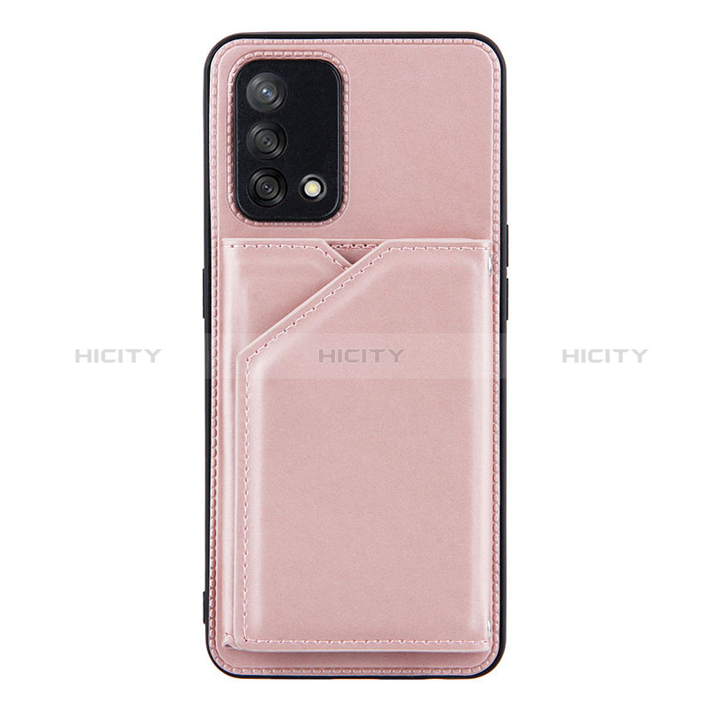 Handyhülle Hülle Luxus Leder Schutzhülle Y01B für Oppo A95 4G Rosegold Plus