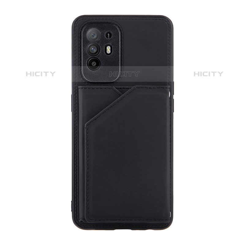 Handyhülle Hülle Luxus Leder Schutzhülle Y01B für Oppo A95 5G Schwarz