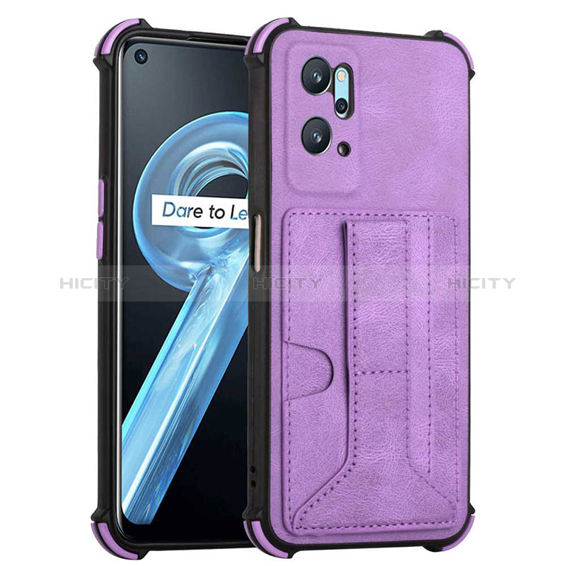 Handyhülle Hülle Luxus Leder Schutzhülle Y01B für Oppo A96 4G Violett Plus