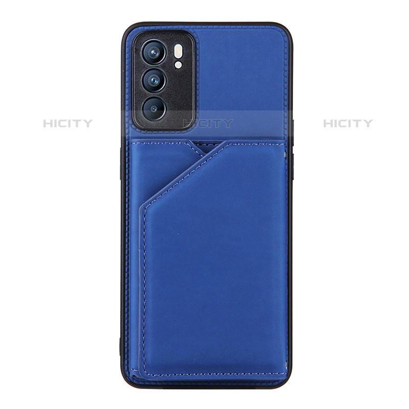 Handyhülle Hülle Luxus Leder Schutzhülle Y01B für Oppo Reno6 5G Blau