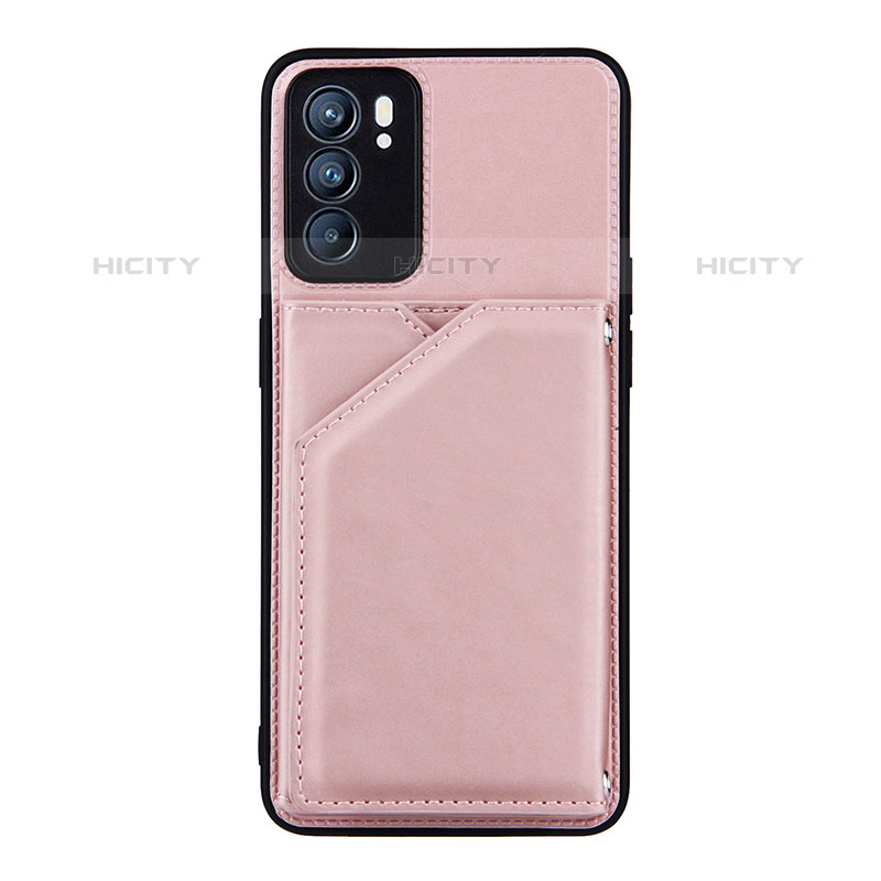 Handyhülle Hülle Luxus Leder Schutzhülle Y01B für Oppo Reno6 5G Rosegold