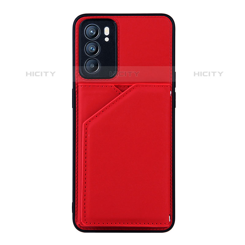 Handyhülle Hülle Luxus Leder Schutzhülle Y01B für Oppo Reno6 5G Rot