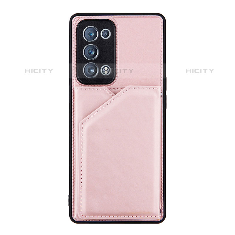 Handyhülle Hülle Luxus Leder Schutzhülle Y01B für Oppo Reno6 Pro 5G Rosegold