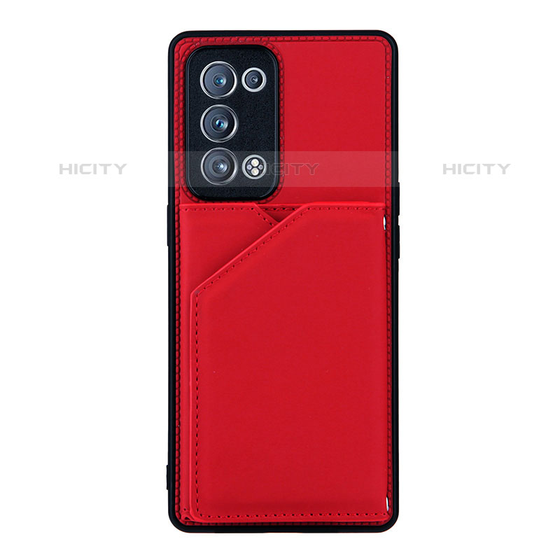 Handyhülle Hülle Luxus Leder Schutzhülle Y01B für Oppo Reno6 Pro 5G Rot