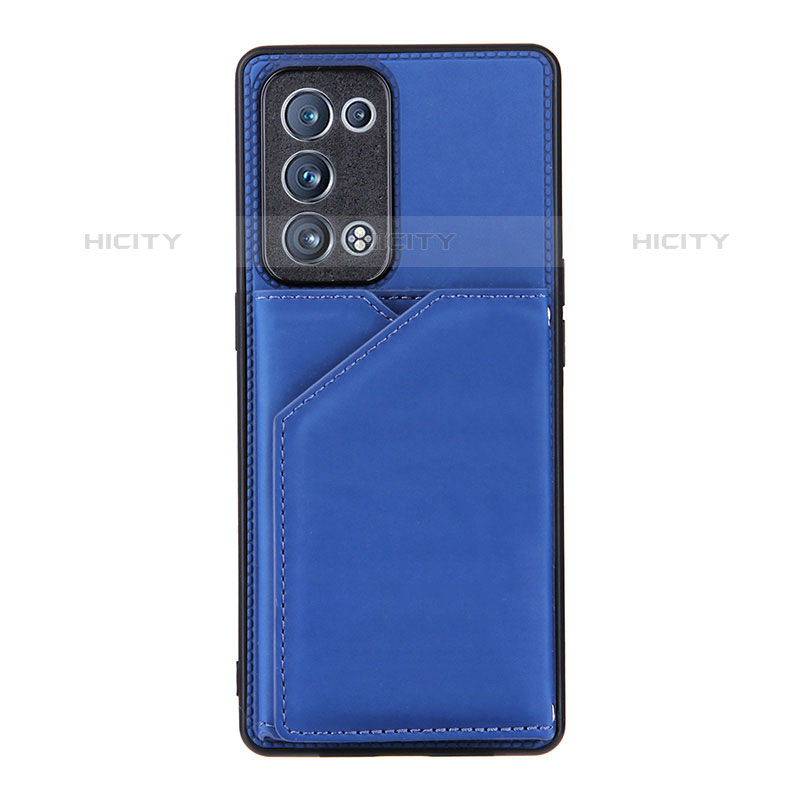 Handyhülle Hülle Luxus Leder Schutzhülle Y01B für Oppo Reno6 Pro+ Plus 5G Blau