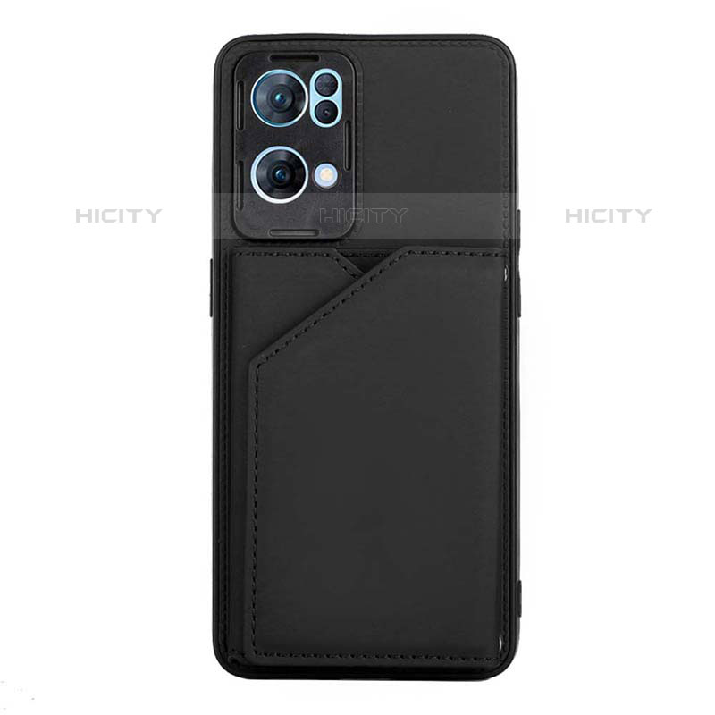 Handyhülle Hülle Luxus Leder Schutzhülle Y01B für Oppo Reno7 Pro 5G Schwarz