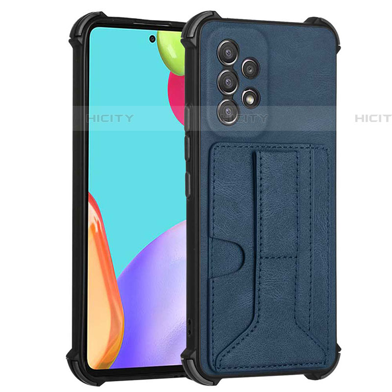 Handyhülle Hülle Luxus Leder Schutzhülle Y01B für Samsung Galaxy A53 5G Blau Plus