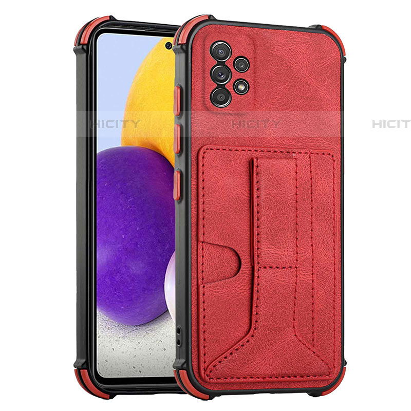 Handyhülle Hülle Luxus Leder Schutzhülle Y01B für Samsung Galaxy A72 4G Rot