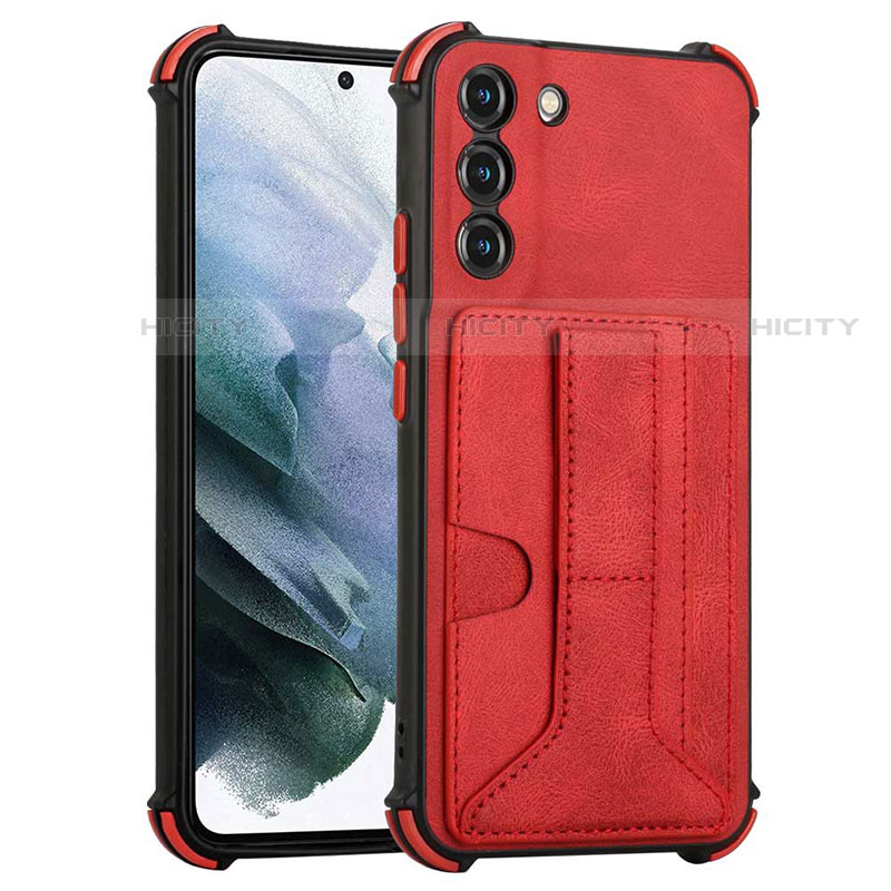 Handyhülle Hülle Luxus Leder Schutzhülle Y01B für Samsung Galaxy S21 FE 5G Rot Plus