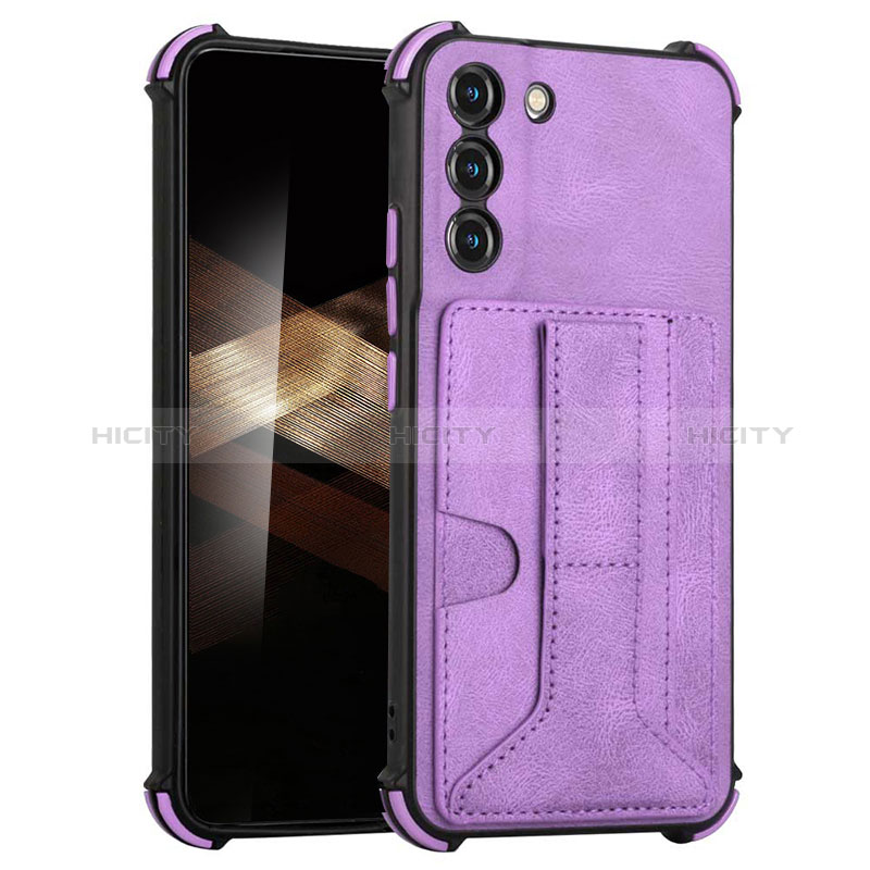 Handyhülle Hülle Luxus Leder Schutzhülle Y01B für Samsung Galaxy S24 Plus 5G Violett Plus