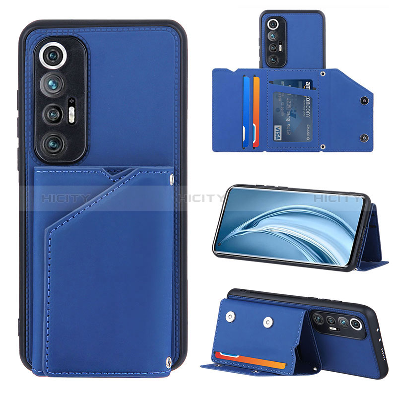 Handyhülle Hülle Luxus Leder Schutzhülle Y01B für Xiaomi Mi 10S 5G Blau