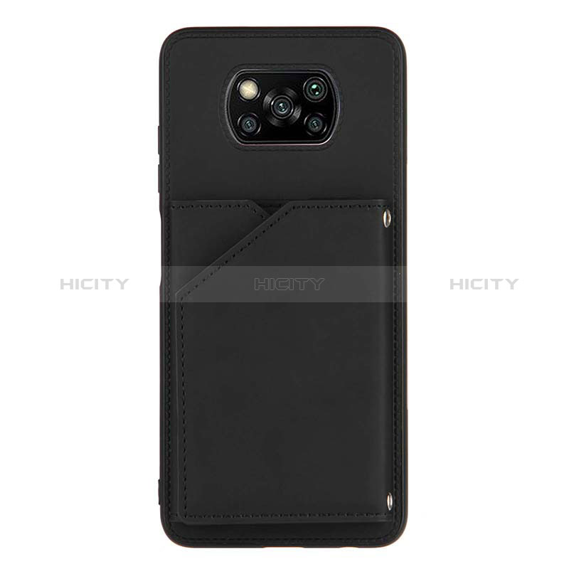 Handyhülle Hülle Luxus Leder Schutzhülle Y01B für Xiaomi Poco X3 Pro Schwarz Plus