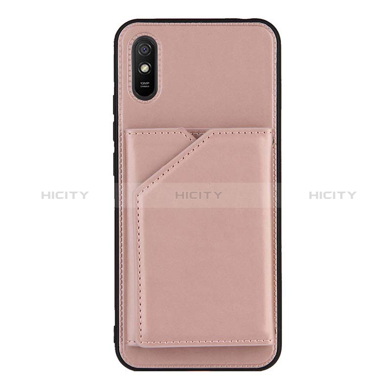 Handyhülle Hülle Luxus Leder Schutzhülle Y01B für Xiaomi Redmi 9A Rosegold