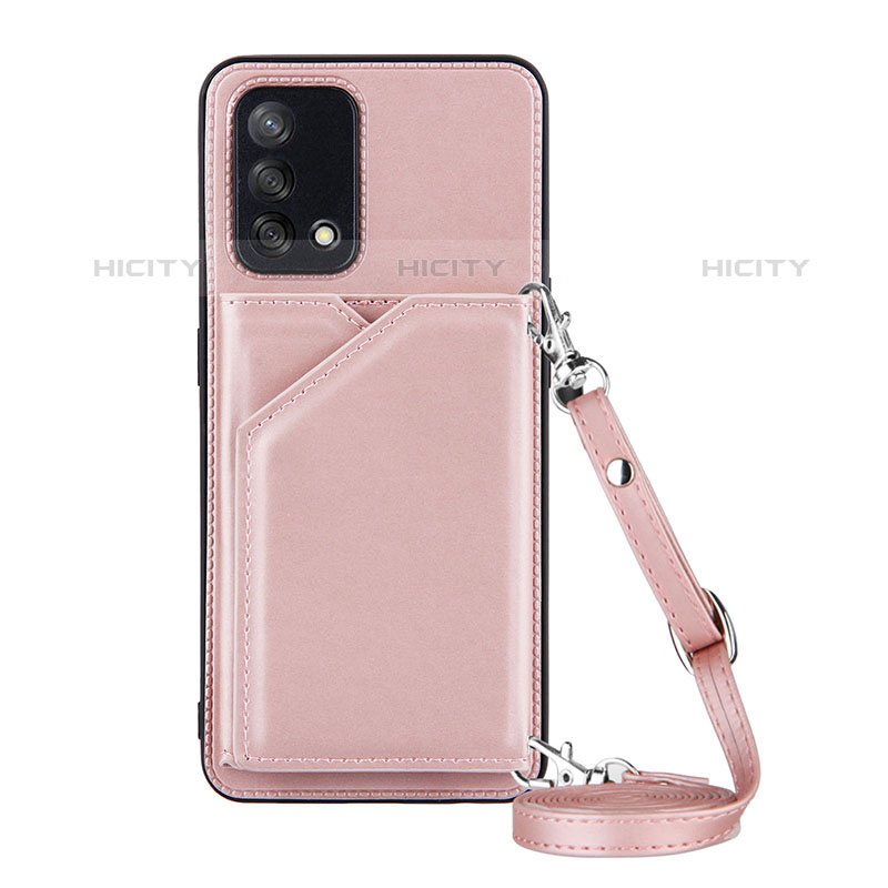 Handyhülle Hülle Luxus Leder Schutzhülle Y02B für Oppo A74 4G Rosegold