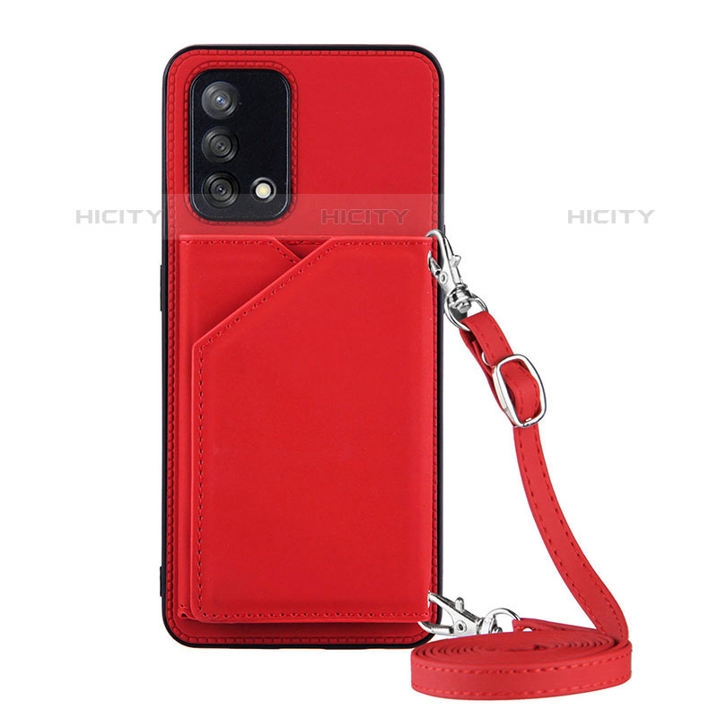 Handyhülle Hülle Luxus Leder Schutzhülle Y02B für Oppo A74 4G Rot