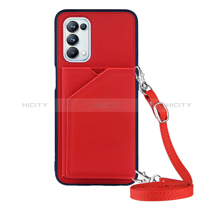 Handyhülle Hülle Luxus Leder Schutzhülle Y02B für Oppo A74 5G Rot