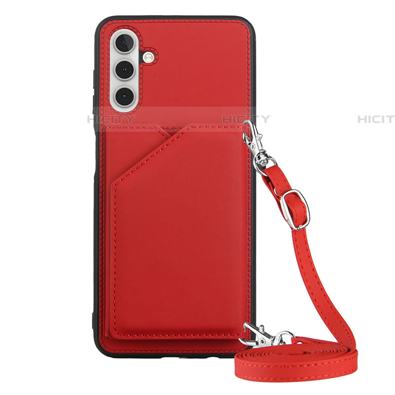 Handyhülle Hülle Luxus Leder Schutzhülle Y02B für Samsung Galaxy A04s Rot Plus