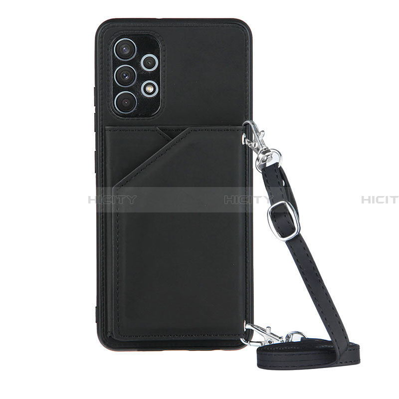 Handyhülle Hülle Luxus Leder Schutzhülle Y02B für Samsung Galaxy A32 5G Schwarz