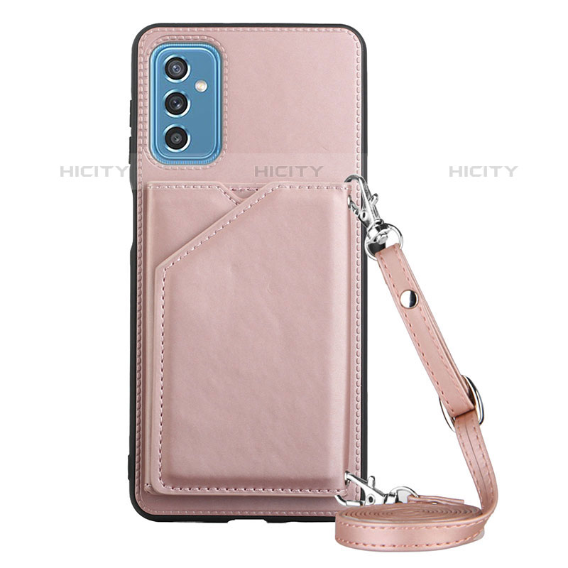 Handyhülle Hülle Luxus Leder Schutzhülle Y02B für Samsung Galaxy M52 5G Rosegold