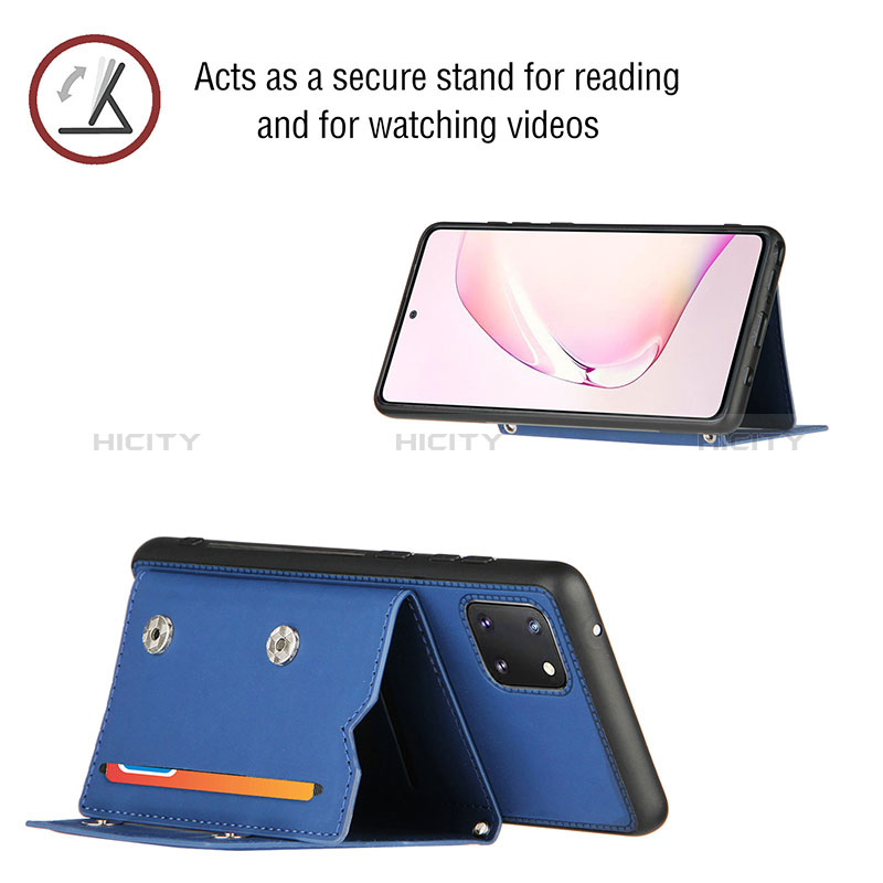 Handyhülle Hülle Luxus Leder Schutzhülle Y02B für Samsung Galaxy M60s groß