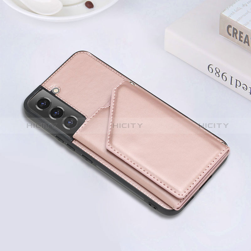 Handyhülle Hülle Luxus Leder Schutzhülle Y02B für Samsung Galaxy S24 Plus 5G Rosegold Plus