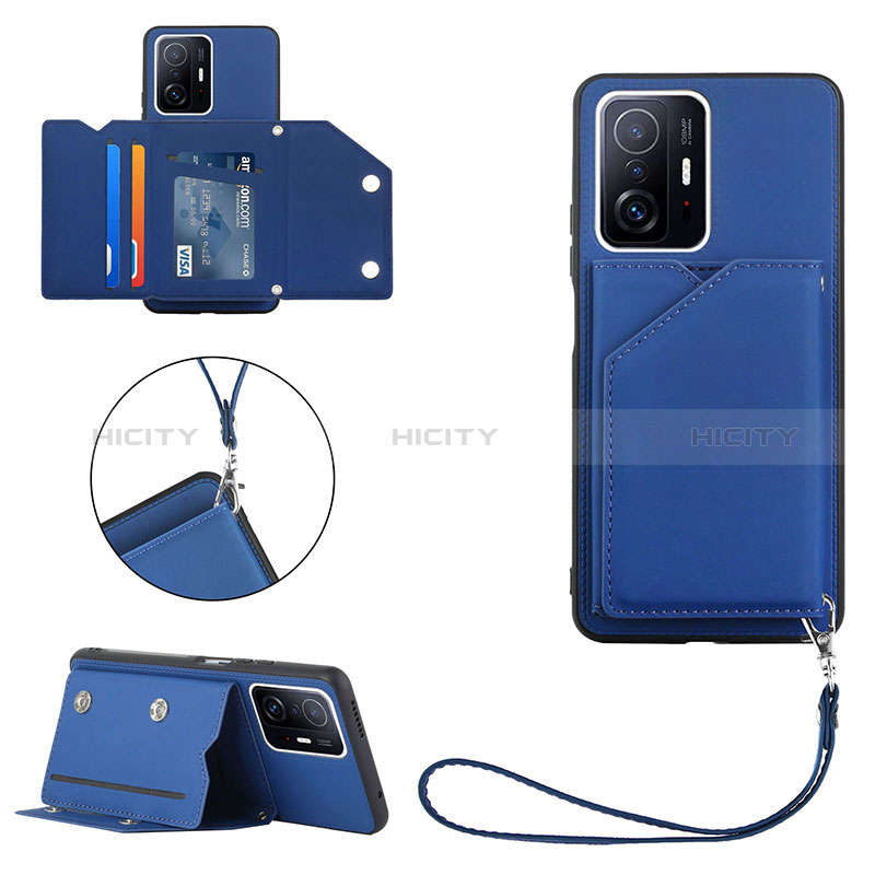 Handyhülle Hülle Luxus Leder Schutzhülle Y02B für Xiaomi Mi 11T 5G Blau Plus