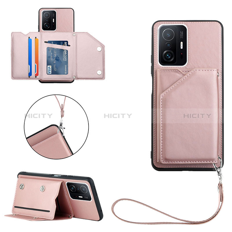 Handyhülle Hülle Luxus Leder Schutzhülle Y02B für Xiaomi Mi 11T 5G Rosegold