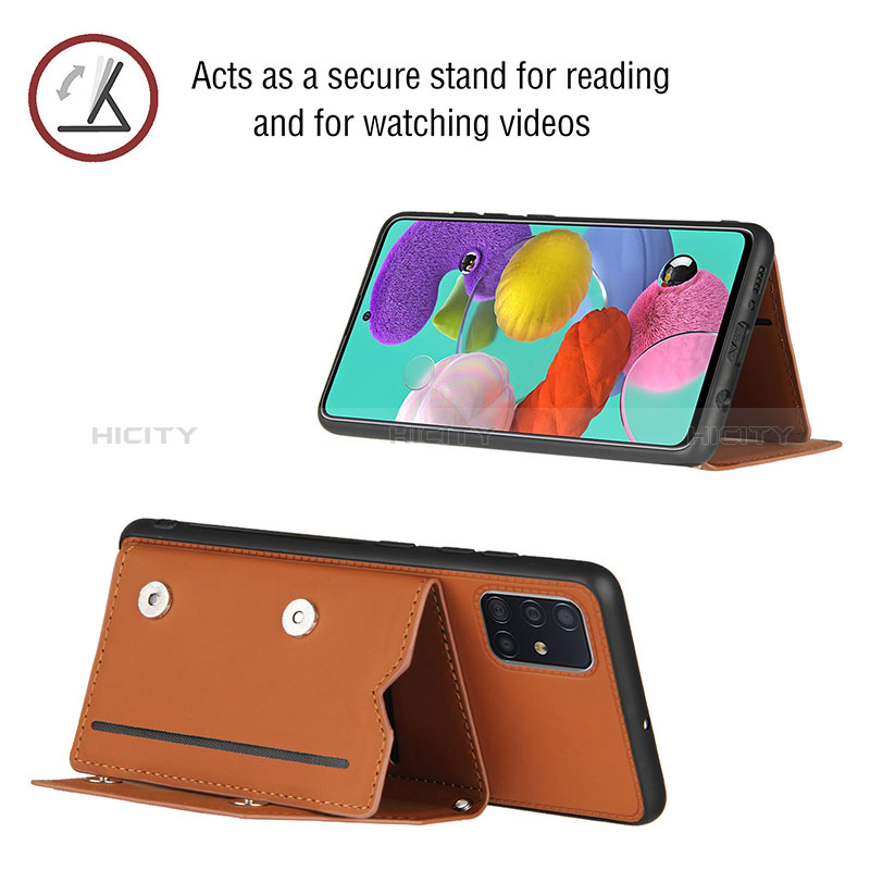 Handyhülle Hülle Luxus Leder Schutzhülle Y03B für Samsung Galaxy M40S